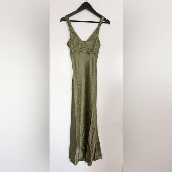 Reformation Silk Midi Dress Size XS - Picture 2 of 5